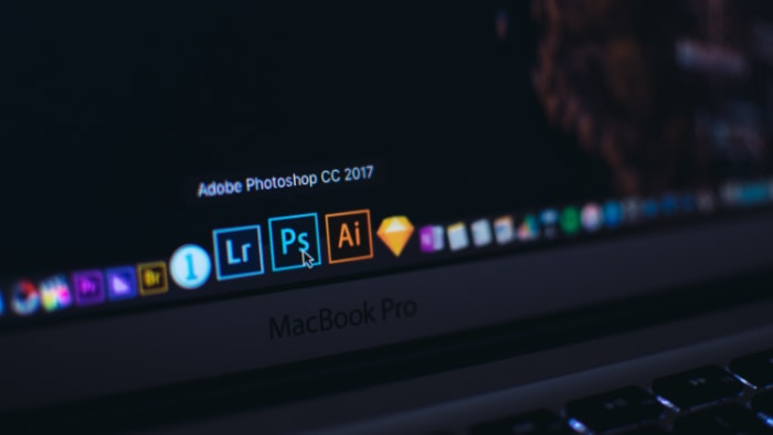 Adobe photoshop icon on macbook