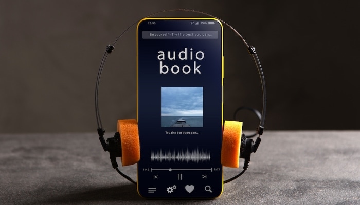 Audiobook on smartphone