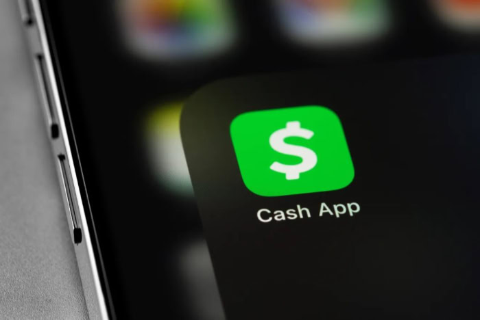 Cash App icon on a smartphone home screen