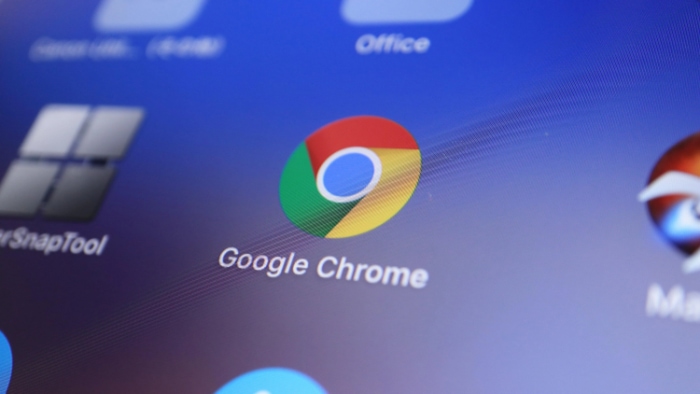 Close up Icon of Google Chrome