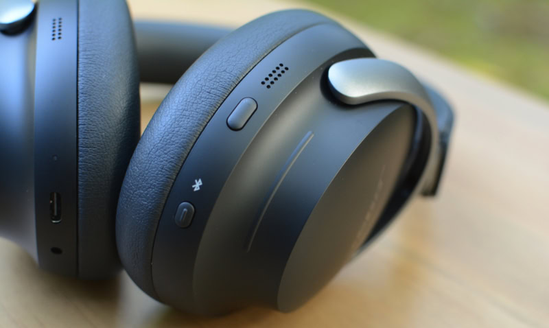 Close up of Bose QuietComfort Ultra wireless headphones