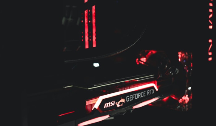 Close up of MSI RTX 2