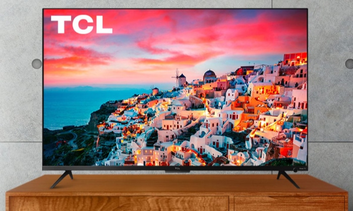 Close up of TCL TV