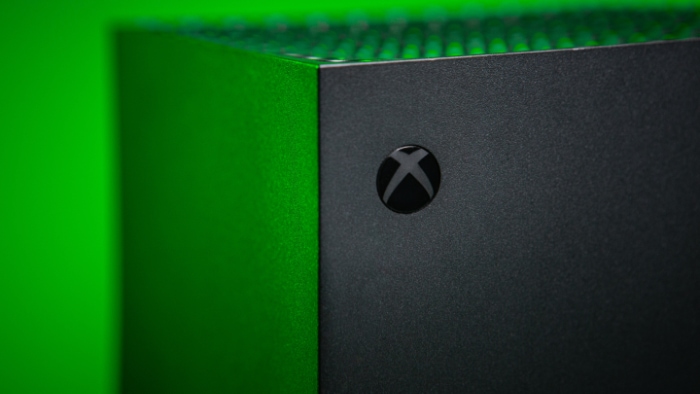 Close up of Xbox Series X