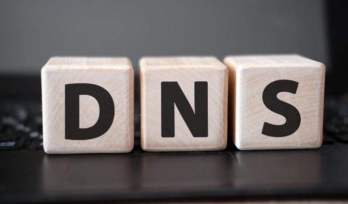DNS letters on blocks 1