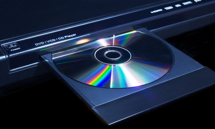 DVD inside DVD player
