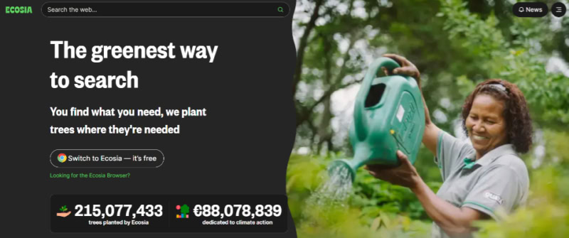 DUCKDUCKGO ECOSIA visual data 7