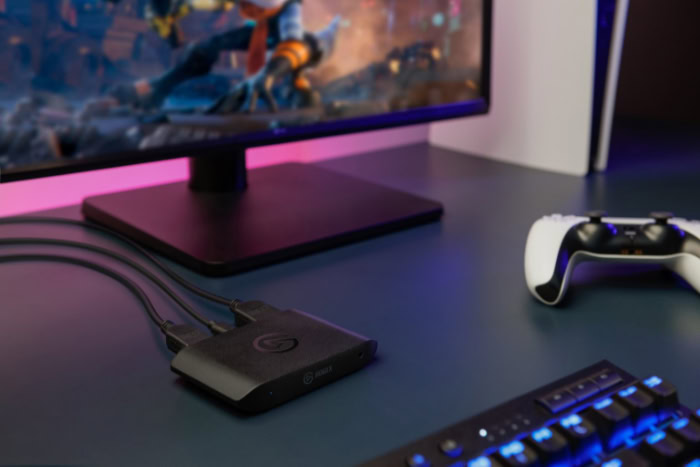 Elgato HD60 X capture card on gaming desk