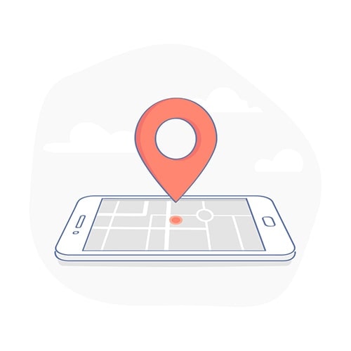 Illustration of find my phone