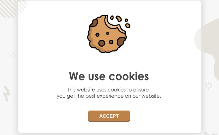 Illustration of cookies tracker