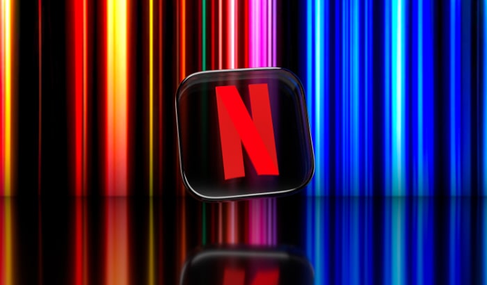 Netflix App Icon 3D