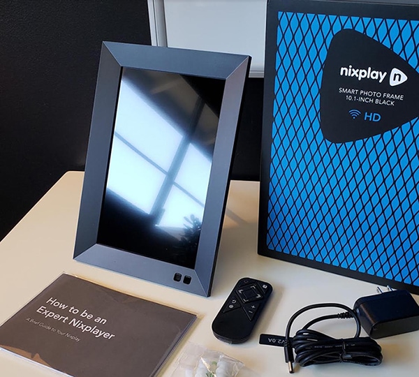 Inside the box of Nixplay Smart Digital Picture Frame