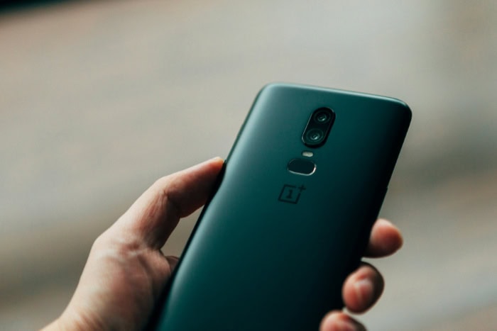 OnePlus smartphone with dual cameras