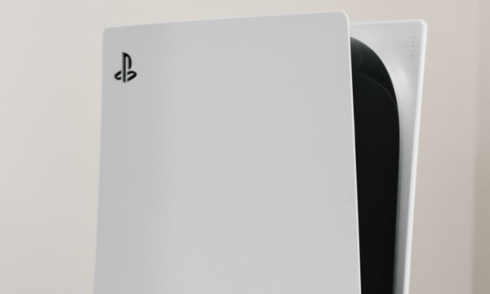 Playstation 5 close up