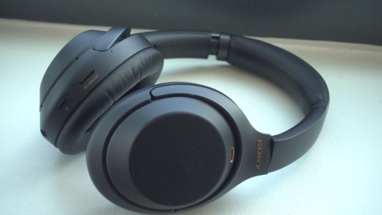 close up of Sony WH1000XM3