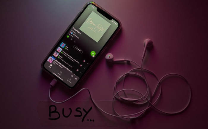 Spotify on smartphone 1