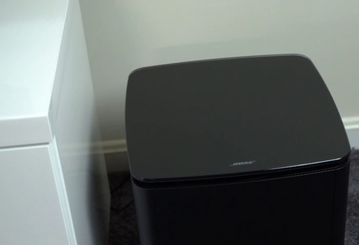 Bose Bass Module 700 Black Bose Bass Module 700 near white cabinet