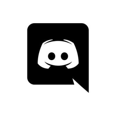 Discord Discord logo on white background